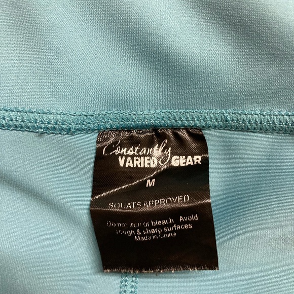 Constantly Varied Gear Blue/Green Capri Leggings M - Picture 5 of 6